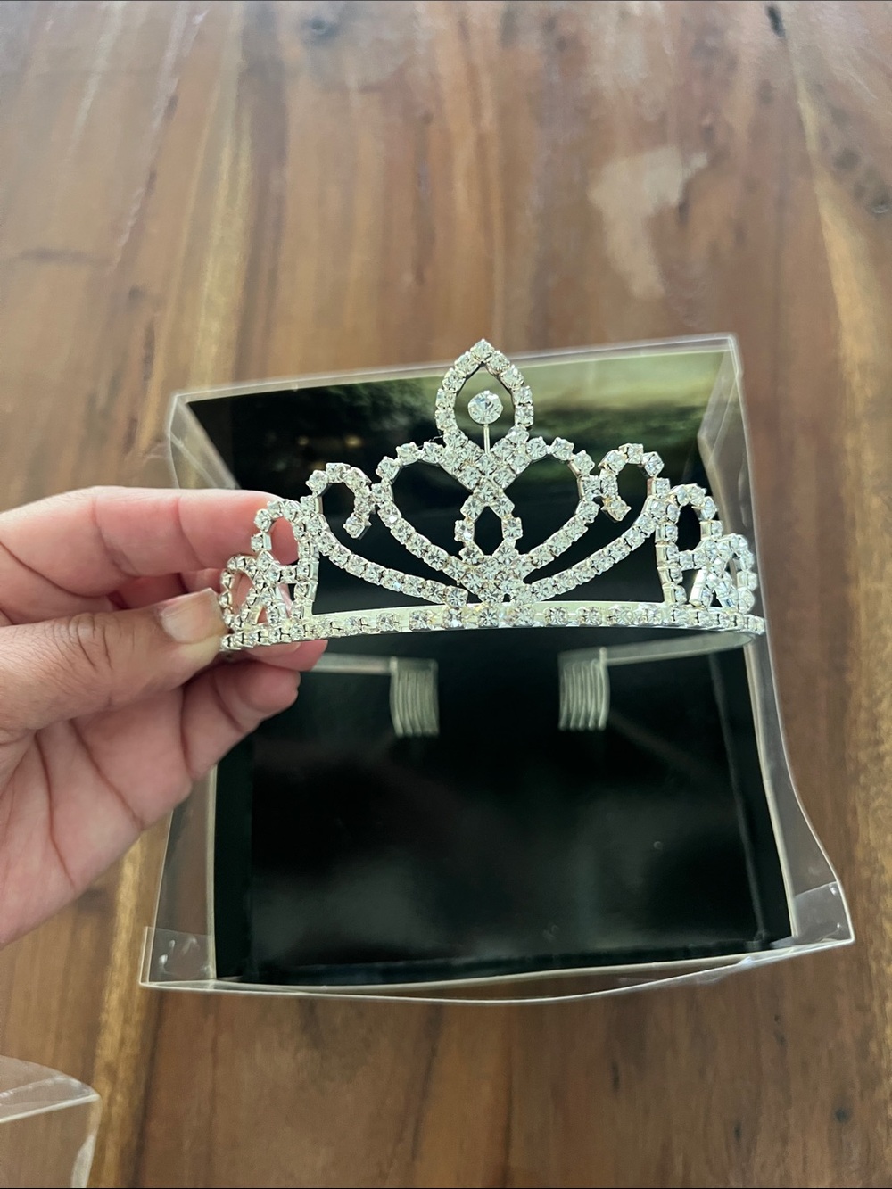 Spirit Silver Rhinestone Princess Tiara Headband